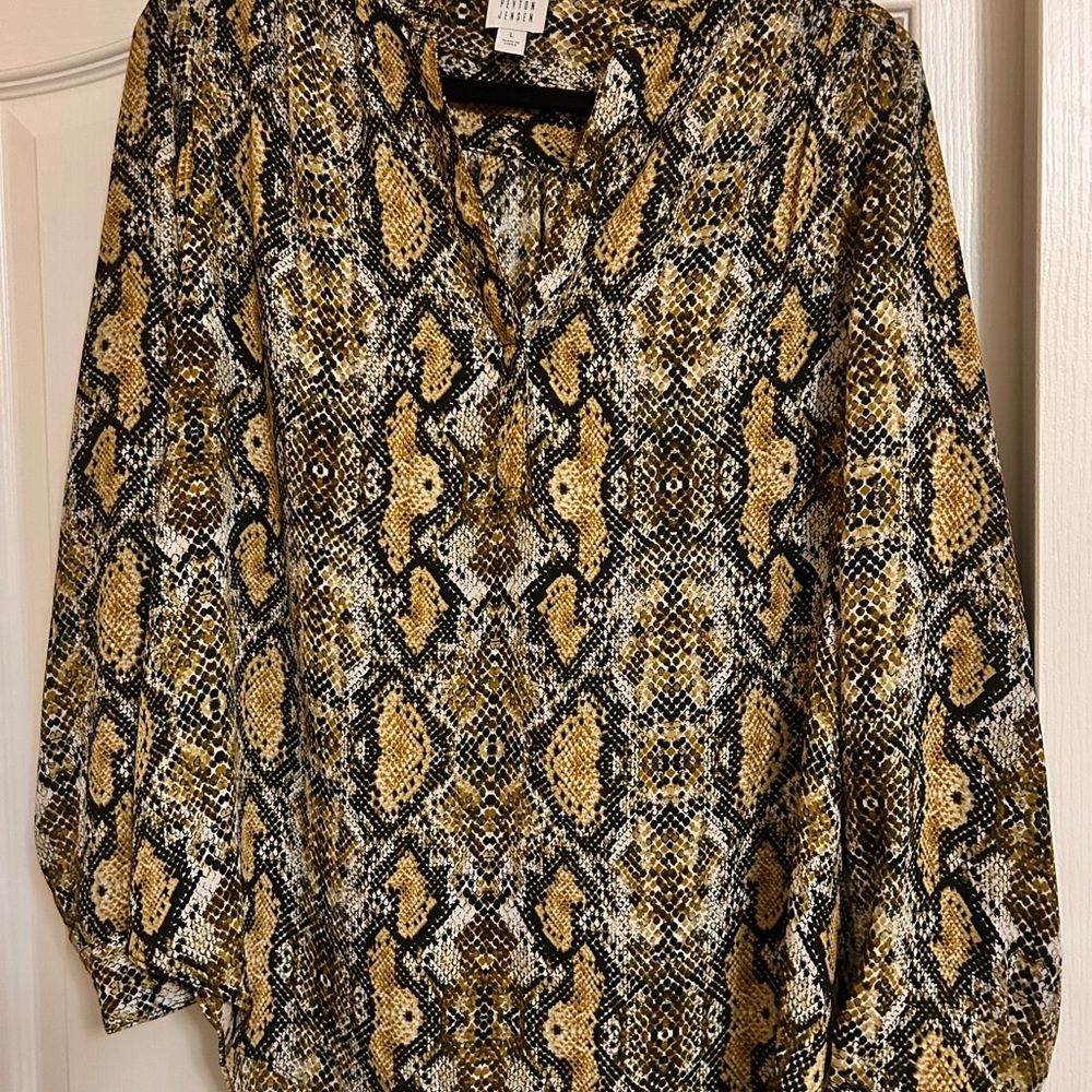 Snake Print Women's Top